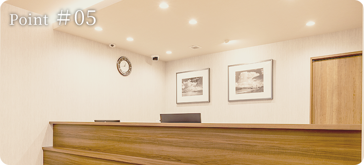 point05 土日の検査も可能